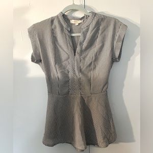 Montaeu Flare Waist Striped Blouse